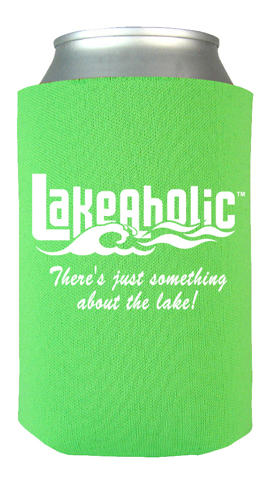 Lakeaholic Logo Koozie - lakeaholic