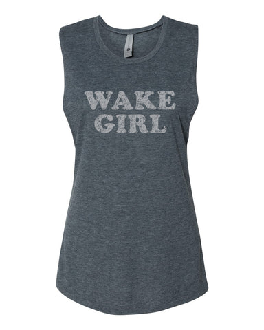 Wake Girl muscle tank